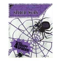 Amscan Spiderweb with Spiders Decoration, Small, White