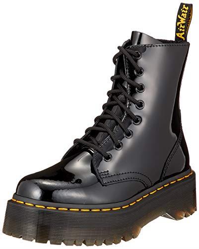 Dr. Martens Women's Jadon 8 Eye Platform Style Leather Boots, Black, Size 6.5 UK