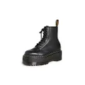 Dr. Martens Women's Sinclair Milled Nappa Leather Platform Boots, Black, Size 7 UK