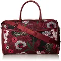 Vera Bradley Convertible Garment Bag, Bordeaux Meadow, One Size