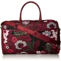 Vera Bradley Convertible Garment Bag, Bordeaux Meadow, One Size