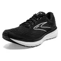 Brooks Men's Glycerin 19 Wide 2E Athletic Running Shoes, Black/White, Size US 11.5
