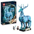 LEGO Harry Potter Expecto Patronum 76414 Building Toy Set, Build Stag and Wolf Animal Figures, Build-Rebuild-and-Display Model