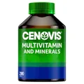 Cenovis Multivitamin And Minerals - General Wellbeing - Supports Energy levels And Healthy Immune System, 200 Tablets, Mostly Green (Pack of 1)
