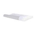 SUQ I OME Slim Sleeper Memory Foam Contour Pillow Thin Low Profile, for Zen Relaxation Low Pillow, Pain Relief (23.5x13.5x2.35/1.9 inch,Grey)