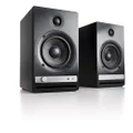 Audioengine HD4 Desktop Speakers - 60W Powered Bookshelf Speakers - aptX HD Bluetooth for High-Resolution Audio - 16-Bit DAC for Crystal Clear Playback - Remote Control Included (Black)
