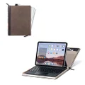 Twelve South BookBook Vol 2 for 11-inch iPad Pro, iPad M1 | Hardback Leather Cover with Pencil/Document/Cable Storage for iPad Pro + Apple Pencil