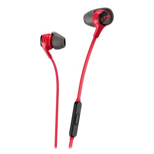 HyperX Cloud Earbuds II Gaming Earbuds with Mic, Red