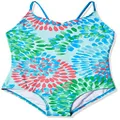 Kanu Surf Toddler Girls' Daisy Beach Sport 1-Piece Swimsuit, Blue, 3T