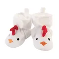 Hudson Baby Unisex-Child Cozy Fleece Booties Slipper Sock, Chicken, 6-12 Months