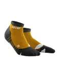 CEP - HIKING LIGHT MERINO LOW-CUT REDESIGN SOCKS for women | Merino wool hiking socks with compression, Sungold/Black, S