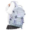 Waterproof Lightweight Cute Backpack for Women, Travel Laptop Backpack Casual Daypack, D2-purple, Large, Backpacks