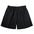 MeMaster School Drill Shorts for 7 to 8 Years Kids, Black