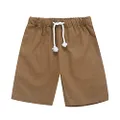MeMaster Woven Shorts for 13 to 14 Years Teen Boys, Brown