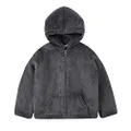 MeMaster Ultra Warm Hooded Jacket for 11 to 12 Years Kids, Grey