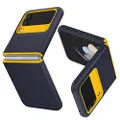 SPIGEN Caseology Nano Pop Case Designed for Galaxy Z Flip 4 (2022) Silicone Cover - Blueberry Navy