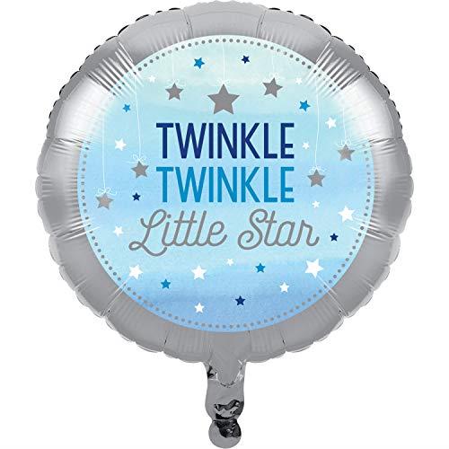 Creative Converting Twinkle Twinkle Little Star Foil Balloon, 45 cm