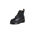 Dr. Martens Women's Sinclair Milled Nappa Leather Platform Boots, Black, Size 4 UK