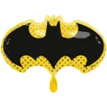 Anagram Super Shape Batman Symbol Foil Balloon, 30 inch, Multicolor
