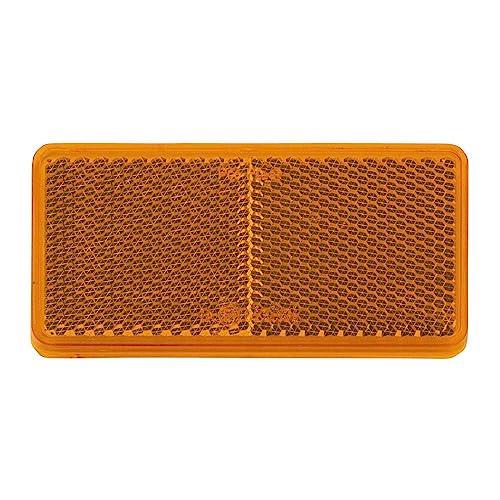 Narva Retro Reflector with Self Adhesive 2-Pieces Pack, 94 mm x 44 mm, Amber