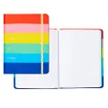 Hallmark Crayola Hardcover Journal, Rainbow (196 Pages), Gold (5STZ1089)