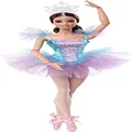 Barbie Signature Ballet Wishes Doll (Brunette, 12 in), Posable, Wearing Ballerina Costume, Tutu, Pointe Shoes & Tiara, for 6 Year Olds and Up