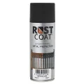 Rust Coat Epoxy Enamel Metal Protection, 300 g, Satin Black