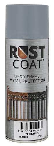 Rust Coat Epoxy Enamel Metal Protection, 300 g, Grey Primer
