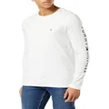 Tommy Hilfiger Mens Casual T-Shirt, White, X-Large US