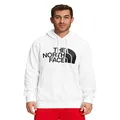 The North Face Men’s Half Dome Pullover Hoodie Sweatshirt, TNF White/TNF Black, X-Large