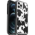 OtterBox Symmetry Series Shockproof and Drop Proof Mobile Phone Protective Thin Case for iPhone 12/12 Pro, Cow Print
