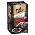 USWT DINE Classic Collection Cuts in Gravy with Beef and Liver, Wet Cat Good, 85g (Pack of 42)