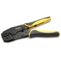 TITAN 11477 Ratcheting Wire Terminal Crimper Tool for Insulated Terminals, Fixed Jaw Crimper