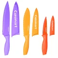 Cuisinart C55CNS-6PCS Advantage Color Collection 6-Piece Non-Stick Cutlery Set, Multicolor