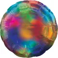 amscan 3925902 Rainbow Iridescent Circle Foil Balloon Party Decoration-1 Pc