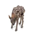 The Urban Farmer UF51716 Figurine - Lamb Head Down - Driftwood Effect & Metal, Brown