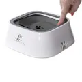 All Fur You Dog Water Bowl Splash Proof Anti Spill Slow Feeder Dish Cat Water Bowl No Slip Dispenser 35oz (1L) Drinking for Dogs Cats In Car Crate Safe Portable Pet Bowl Travel Dog Bowls Small Non Tip
