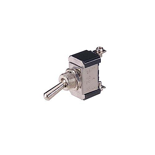 Narva 60055BL 20A 12V Off/On Metal Toggle Switch, 12.5 mm Diameter