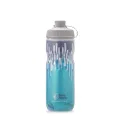 Polar Bottle - Zipper - 20oz Muck, Slate Blue & Turquoise - Insulated Water Bottle - Ideal for Your Mountain Bike Adventure - Keeps Water Cooler Longer, Fits Most Bike Bottle Cages