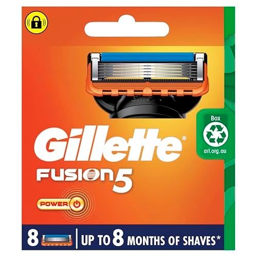 Gillette Fusion Power Razor Blades, 8 Count
