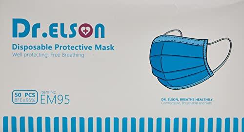 Dr. Elson Disposable Protective Face Mask Box- 50 pcs