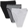 Bonds Women's Underwear Hipster Bikini Brief, Mini Stripe / White / Black, 14, WUR6A