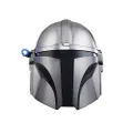 STAR WARS - The Black Series - Mandalorian Premium Roleplay Helmet - Collectible and Kids Roleplay Toys - ages 14+, Silver (F0493)