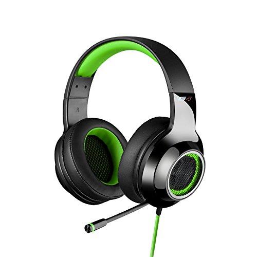 Edifier Binaural G4 Black 7.1 Channel, Green – (PC/Games Headphones, Headset, Binaural, Wire Headband, Black, Green)