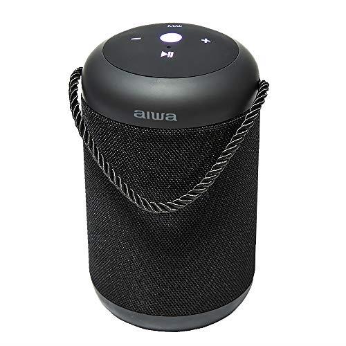 Aiwa Portable Bluetooth Speaker with USB/microSD Inputs, FM Radio, AUX Input (ABT-307B)