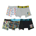 Marvel Boys' Avengers Boxer Briefs with Assorted Hero Prints Including Iron Man, Hulk, Thor & More in Size 4, 6, 8, 10, 12, 5-Pack 100% Cotton Boxer Brief, 8