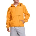 Champion Men's Jacket, Stadium Packable Wind and Water Resistant Jacket (Reg. Or Big & Tall), C Gold Small Script, Large