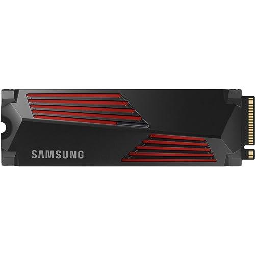 SAMSUNG 990 PRO 2TB w/Heatsink SSD, PCIe Gen4 M.2 2280 Internal Solid State Hard Drive, Seq. Read Speeds Up to 7,450MB/s for High End Computing, Workstations, Compatible w/Playstation 5