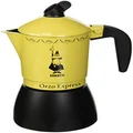 Bialetti Moka Orzo Express Coffee Pot with Horziera, 4 Cup Capacity, Yellow