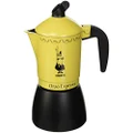 Bialetti Moka Orzo Express Coffee Pot with Horziera, 4 Cup Capacity, Yellow
